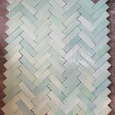 6.5x21x5 cm Terracotta Fresh Mint El Yapımı Dekor