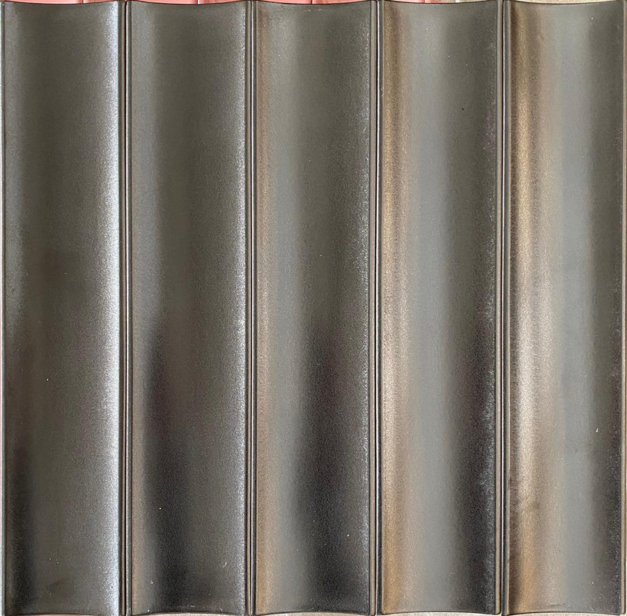 10x50 Bambu Metalik Gri El Yapımı Seramik