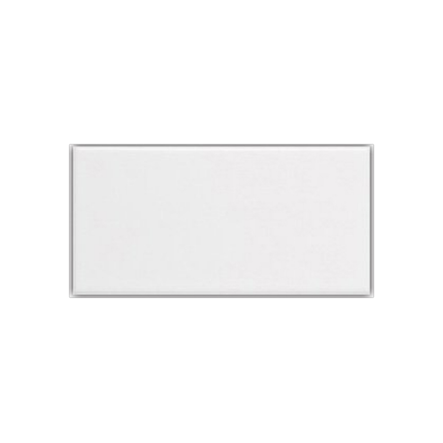 7.5x15 cm Beyaz Düz Parlak Duvar Seramiği Export Kalite