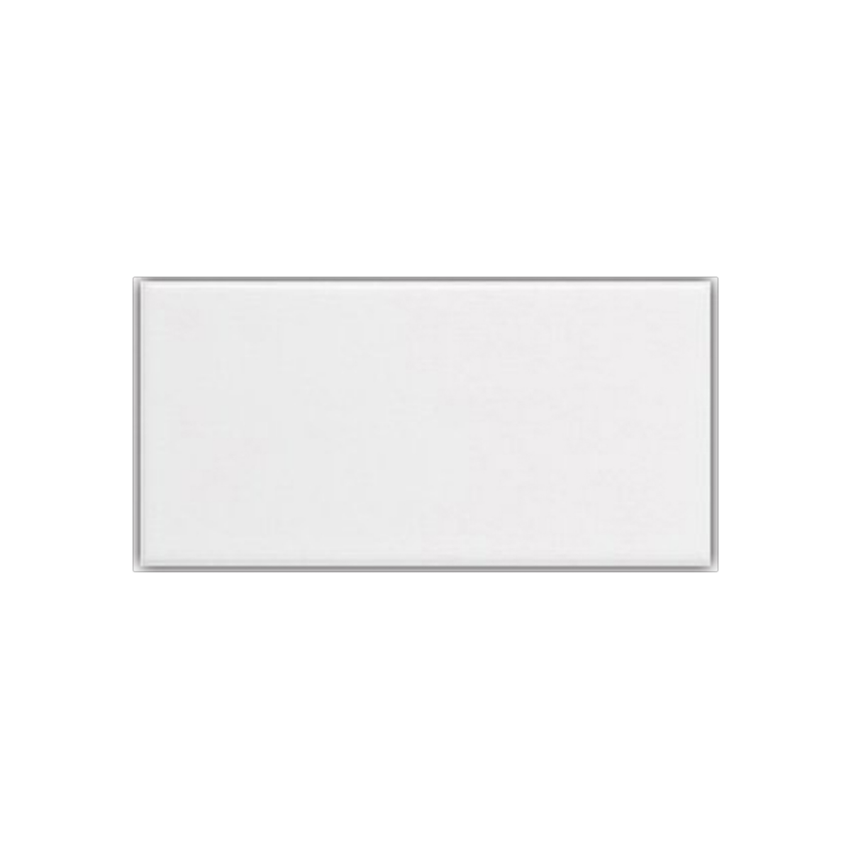 7.5x15 cm Beyaz Düz Parlak Duvar Seramiği Export Kalite