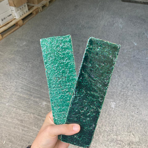 6.5x21x5 cm Terracotta Emerald El Yapımı Dekor
