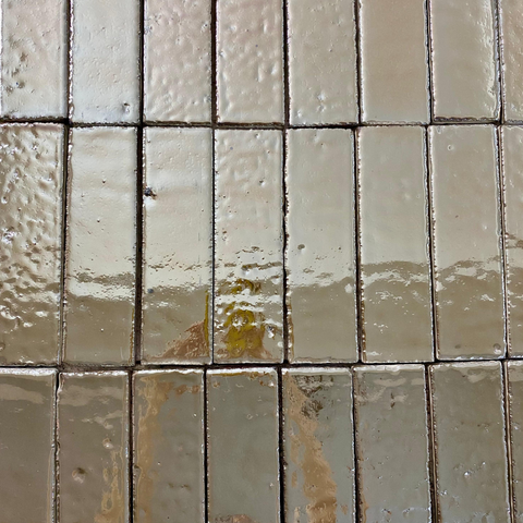 6.5x21x5 cm Terracotta Platin El Yapımı Dekor