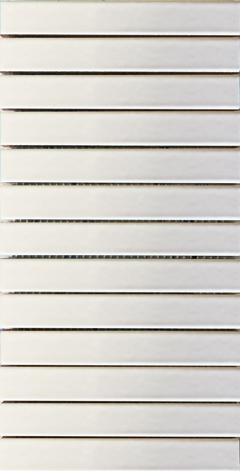 15,5x30,5 Stick Mozaik Beyaz Çatlak Sır El Yapımı Seramik