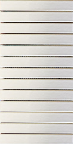 15,5x30,5 Stick Mozaik Beyaz Çatlak Sır El Yapımı Seramik