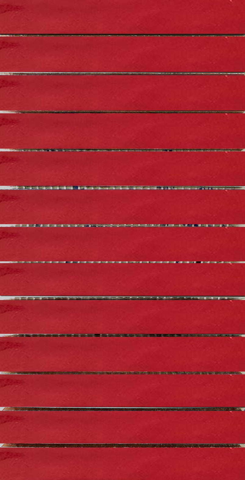 15,5x30,5 Stick Mozaik Kırmızı Çatlak Sır El Yapımı Seramik