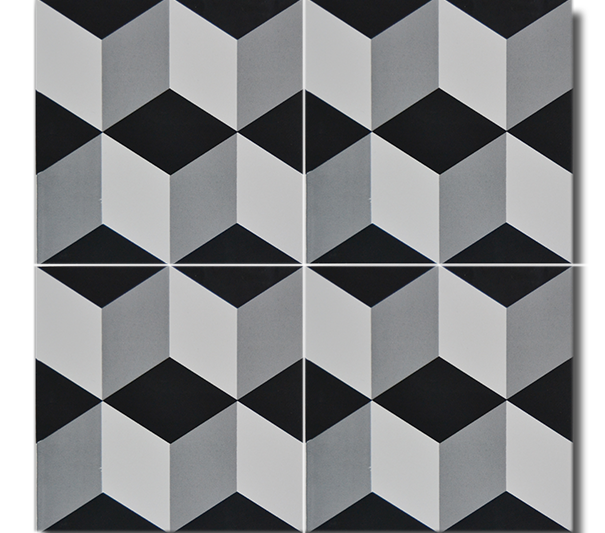 20x20 QÇ 0011 Yer Çinisi El Yapımı Seramik