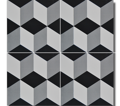 20x20 QÇ 0011 Yer Çinisi El Yapımı Seramik